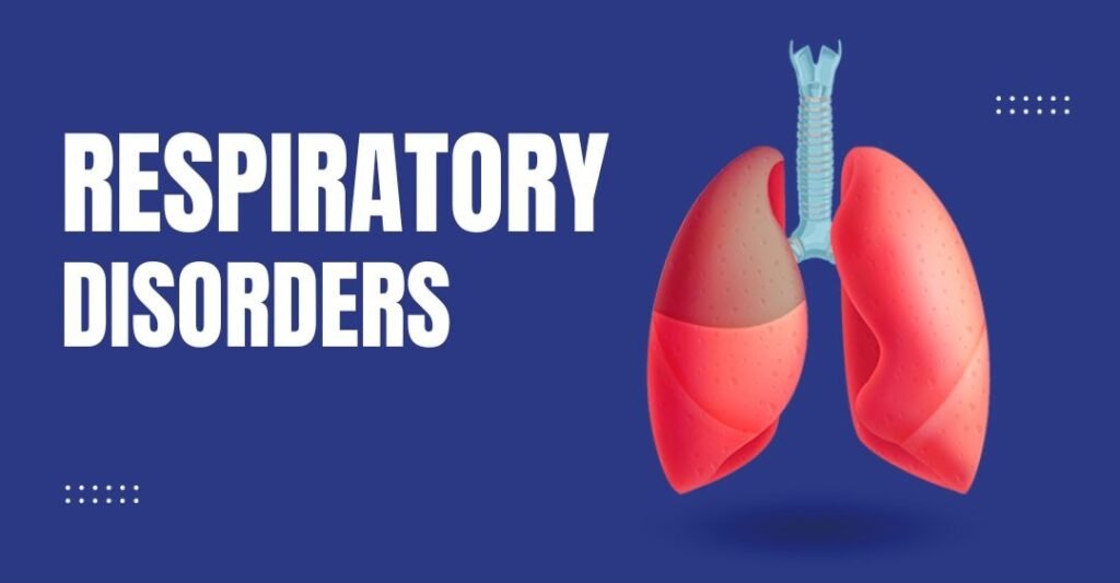 "Healthy lungs, the organs responsible for breathing." (This describes the image and is relevant to the topic of respiratory disorders)