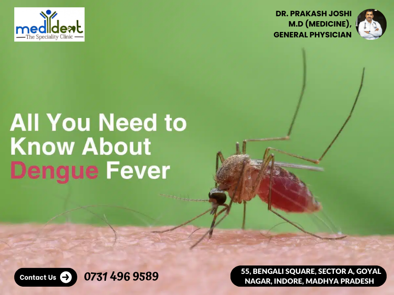 Read more about the article All You Need to Know About Dengue Fever Explained by Dr. Prakash Joshi, Best M.D. (Medicine), General Physician in Indore