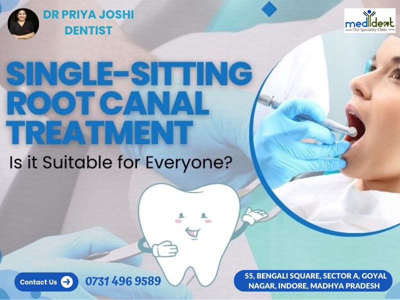 Read more about the article Single-Sitting Root Canal Treatment: Consult Dr. Priya Joshi, the Best Dentist in Indore