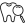 Icon of a Tooth with a Magnifying Glass